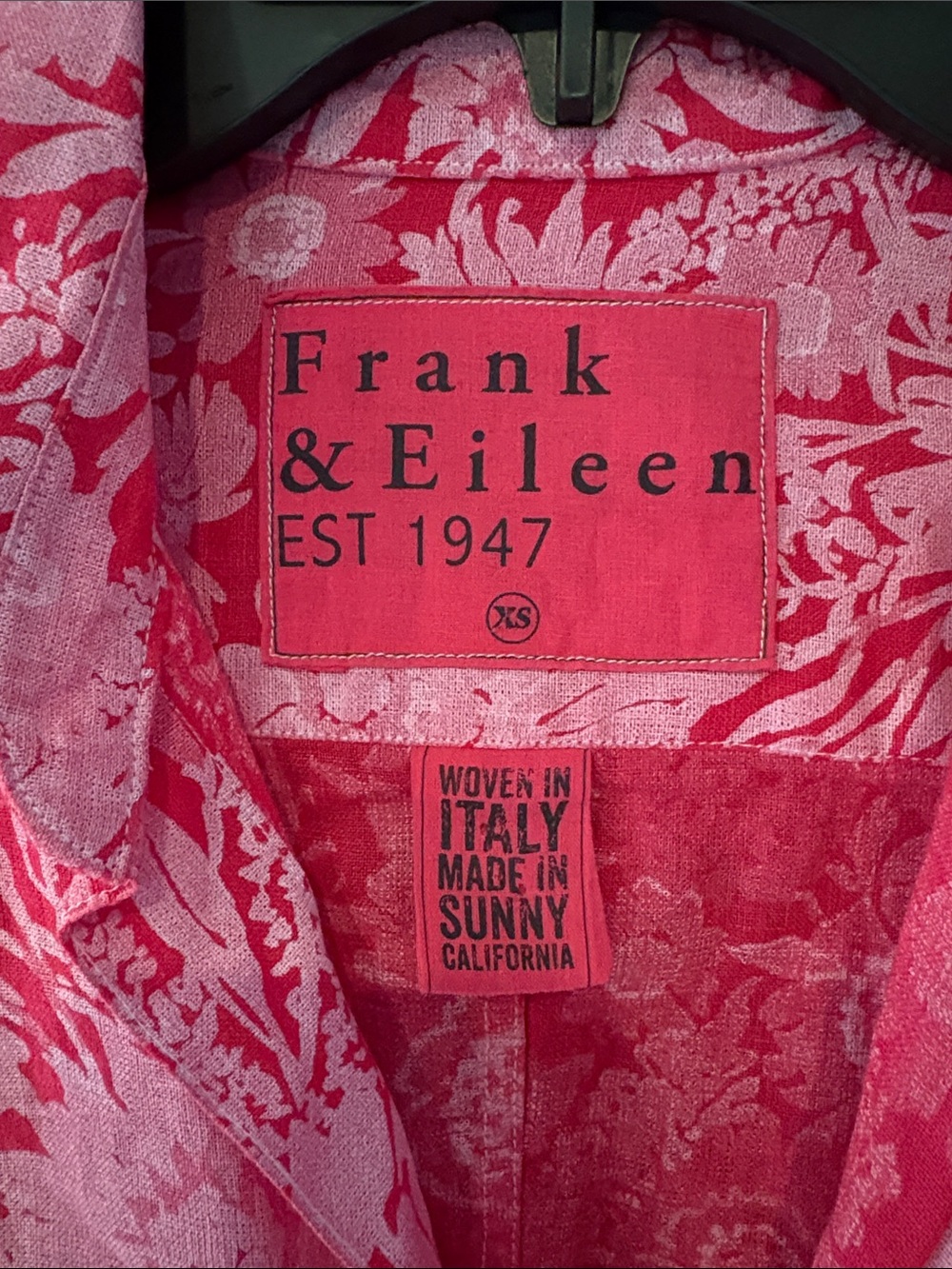 Frank & Eileen Pink Floral Barry Button-Down Shirt - Picture 2 of 7
